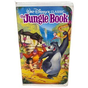 The Jungle Book VHS Walt Disney Classic Rated G 78 Minutes READ